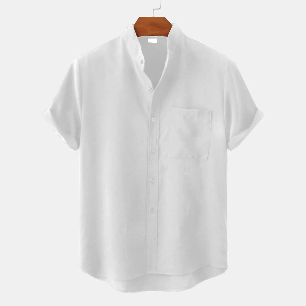 Marcelo Linen Shirt - Men's in green