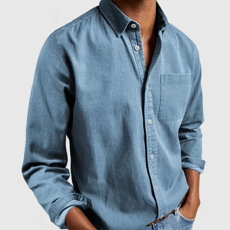 Cotton Kendrick Shirt - Unisex in khaki