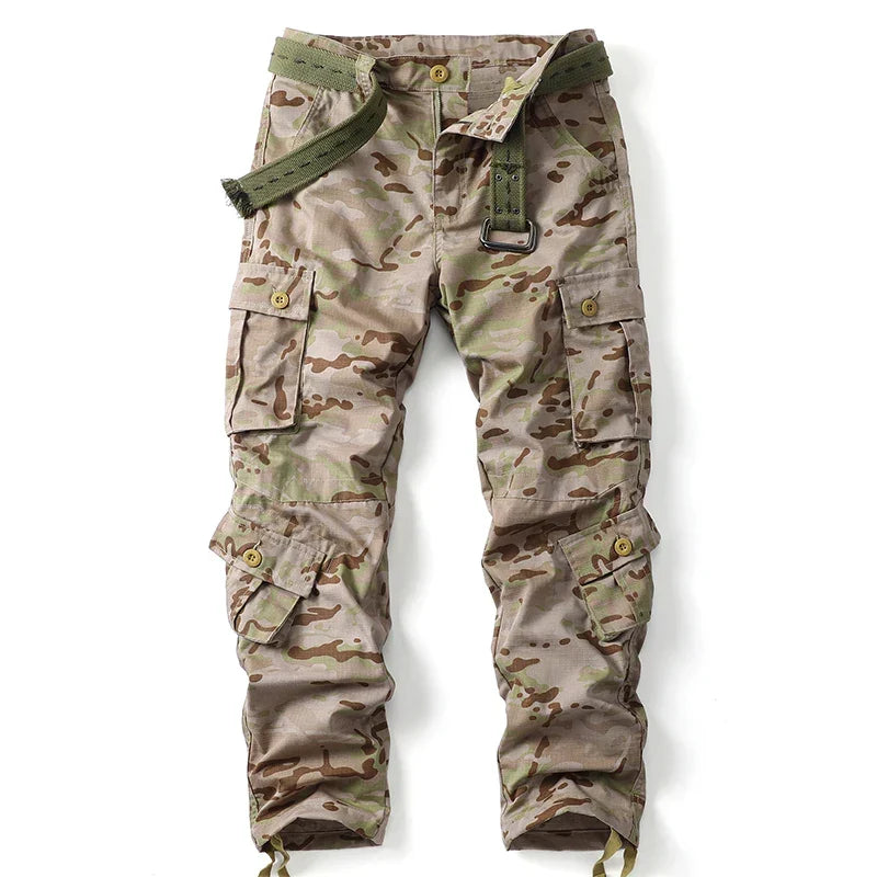 Kellan Camouflage Pants - Unisex in green