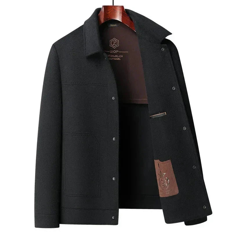 Grant Wool Jacket - Unisex in black