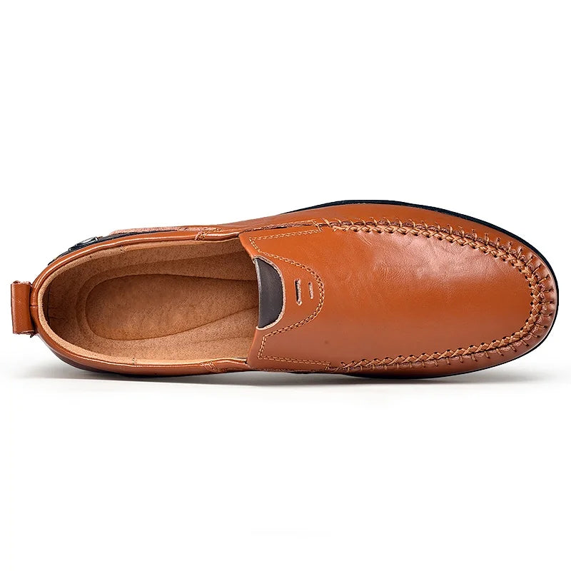 Langley Leather Loafers - Men's in black