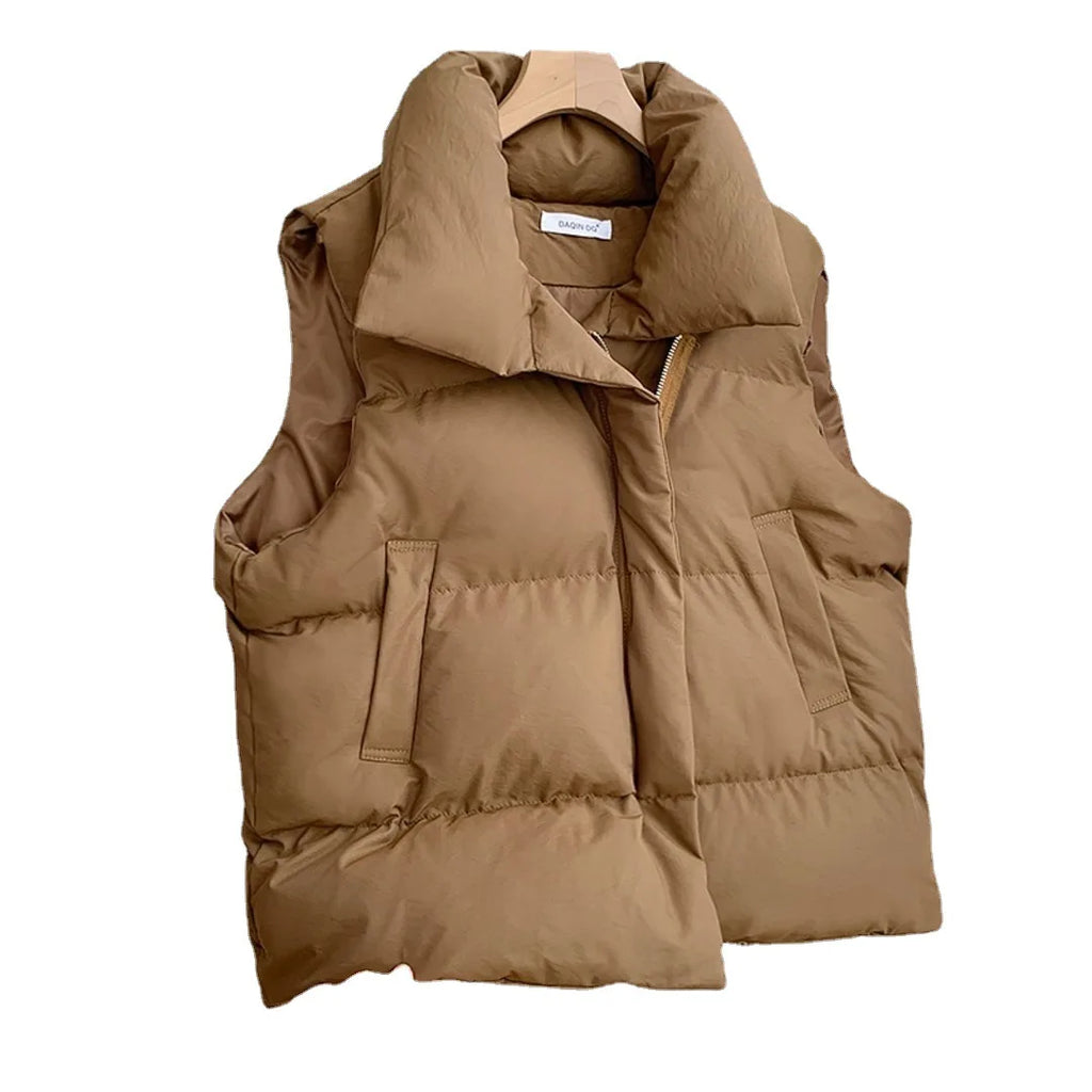 Elena Puffer Gilet - Unisex in khaki