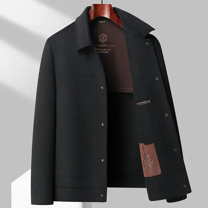 Grant Wool Jacket - Unisex in black