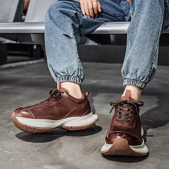 Alverton Leather Sneakers - Men's in brown