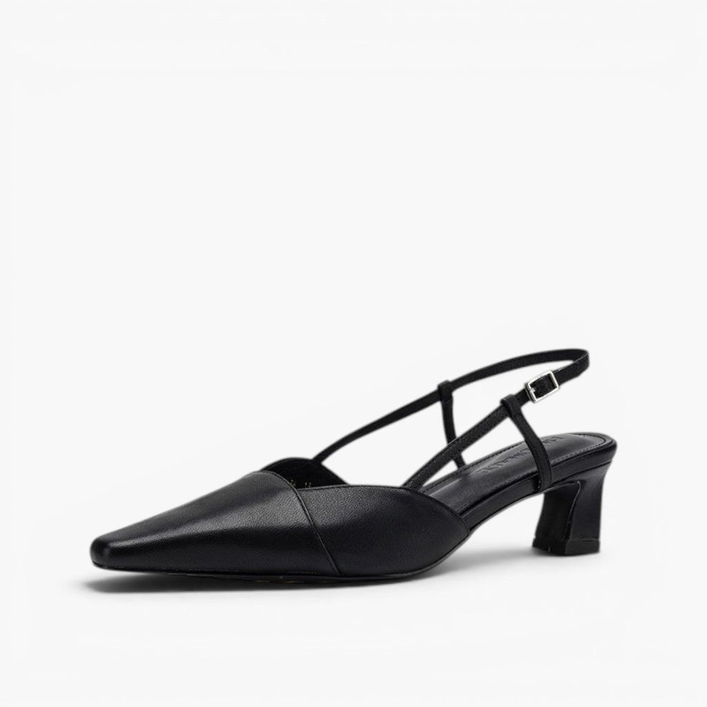 Dante Leather Heels - Women's in black