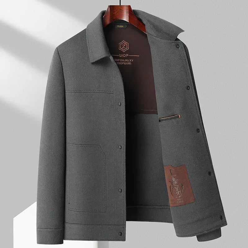 Grant Wool Jacket - Unisex in black