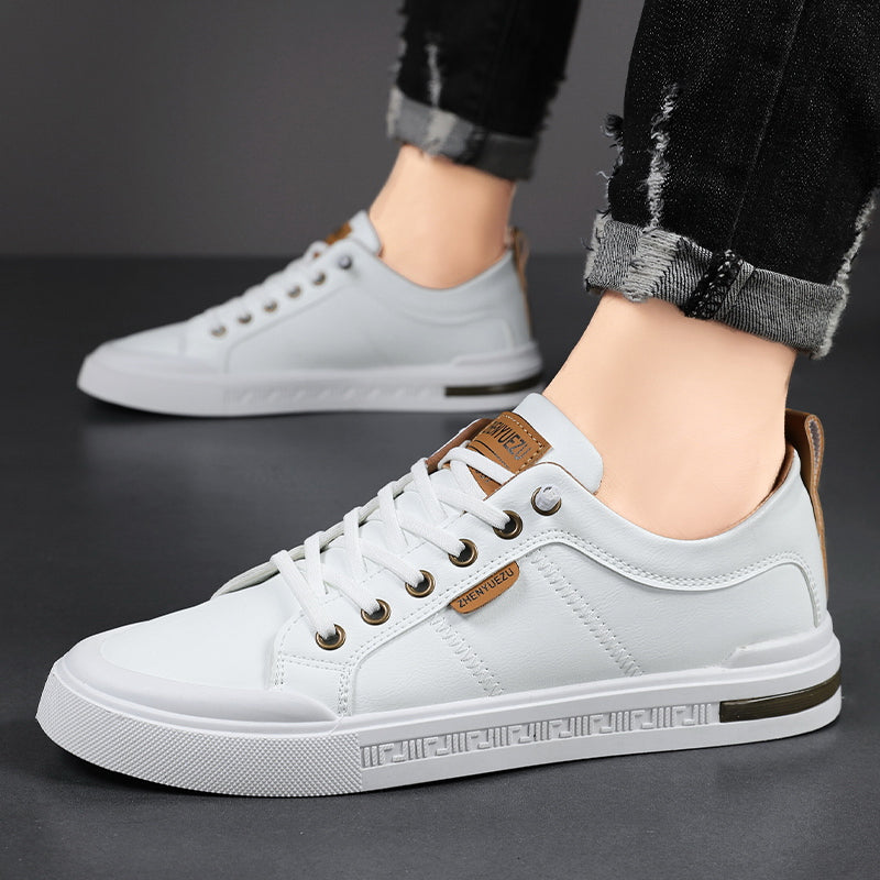 Leather Belnor Sneakers - Men's in brown