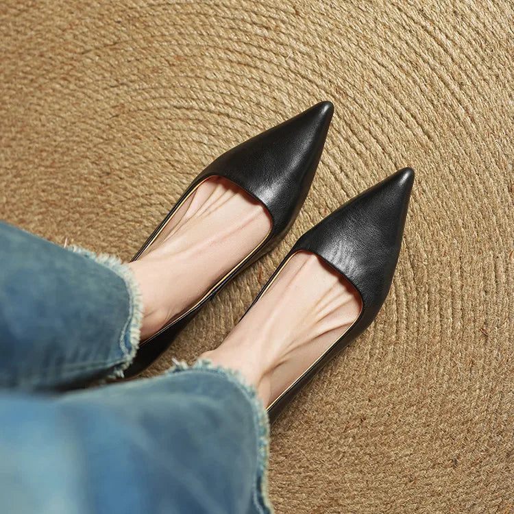 Hartley Leather Heels - Women's in brown