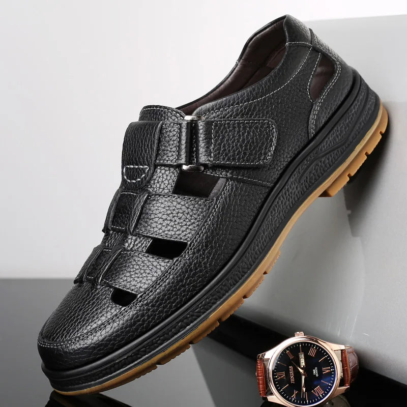 Caldwell Leather Sandals - Men's in brown