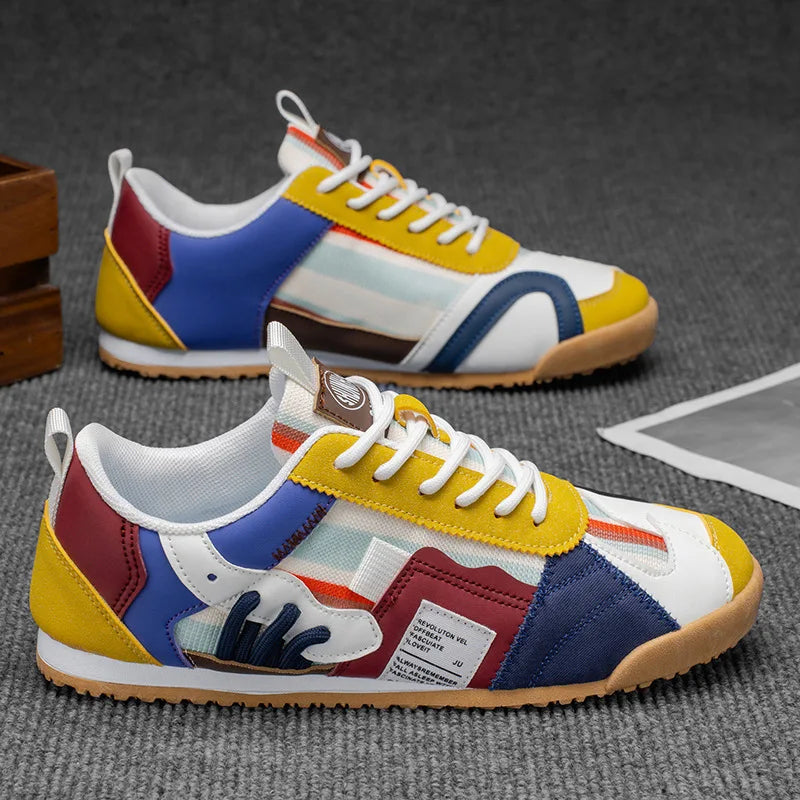 Lace Fairmont Sneakers - Men's in orange