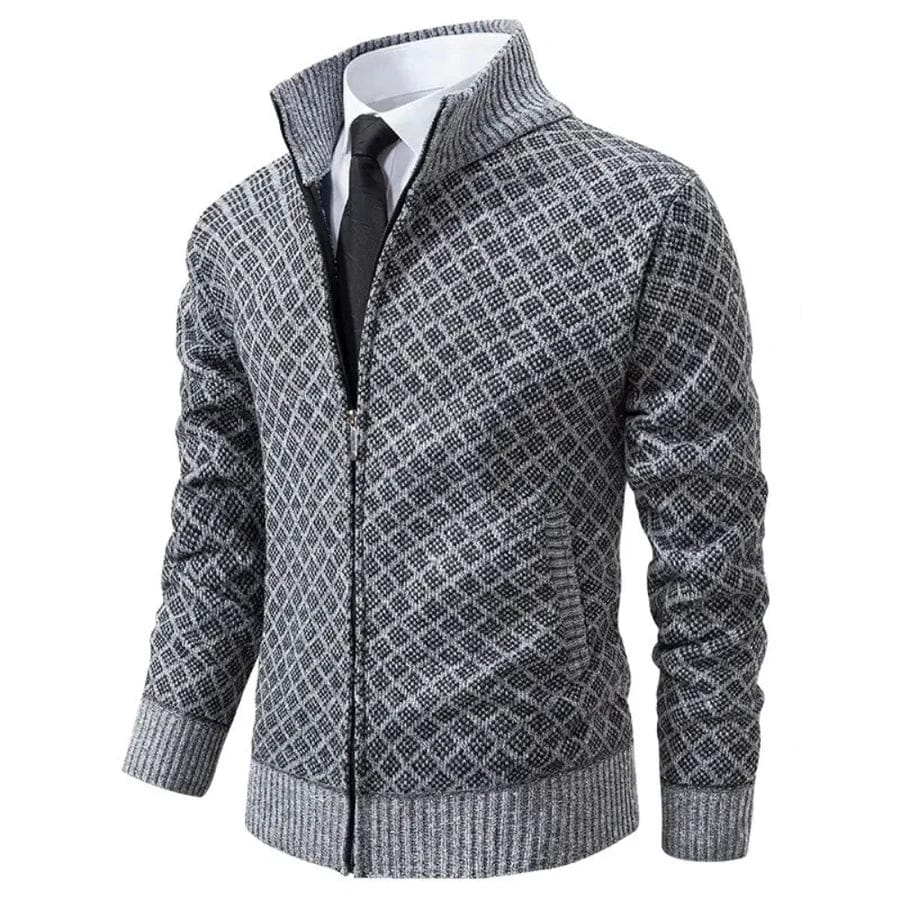 Montem Zip Sweater - Unisex in gray