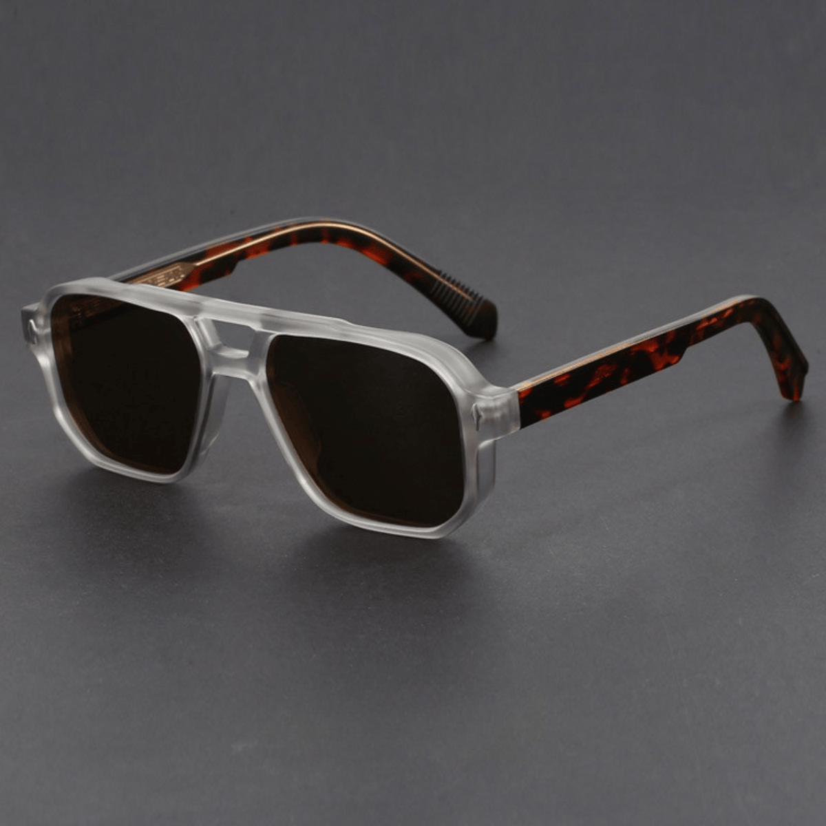 Soho Aviator Sunglasses - Unisex in tortoiseshell arctic