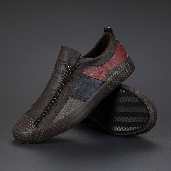 Felix Leather Sneakers - Men's in jet black