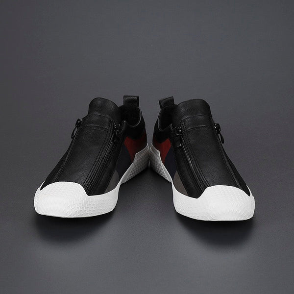 Felix Leather Sneakers - Men's in jet black