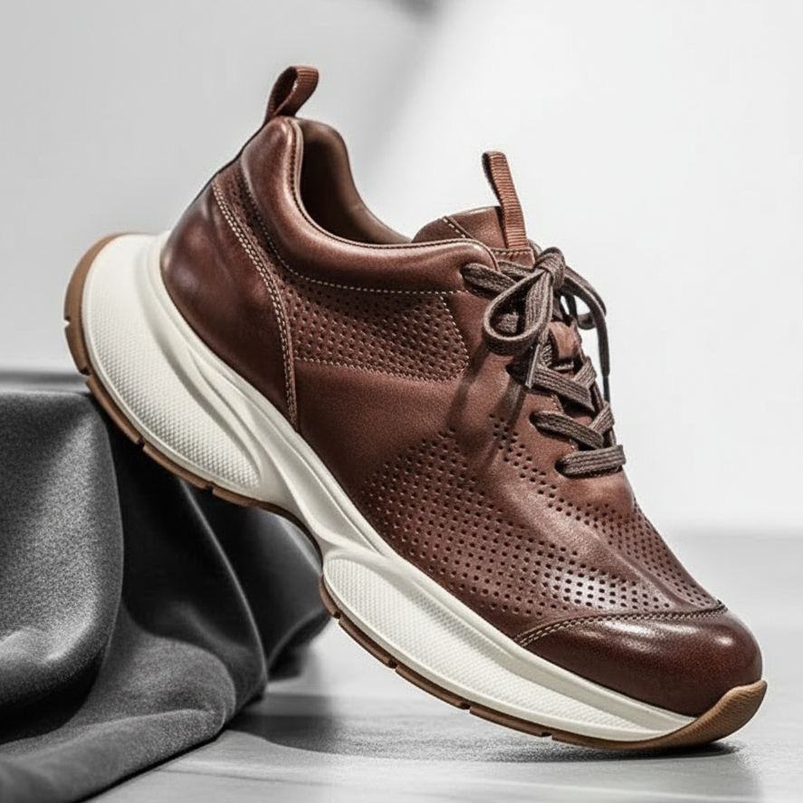 Alverton Leather Sneakers - Men's in brown