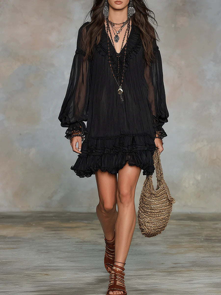 Elodie Flowing Mini Dress - Women's