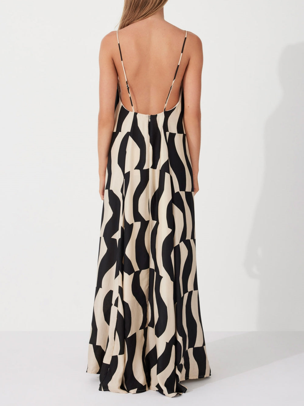 Relaxed Fit Maxi Dress - Women's in black