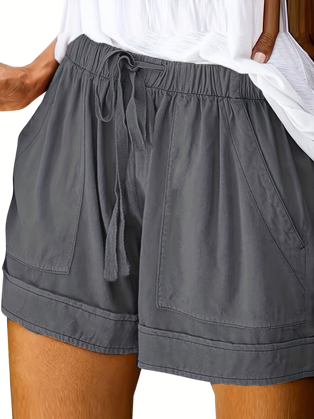 Maya Relaxed Shorts - Unisex in black