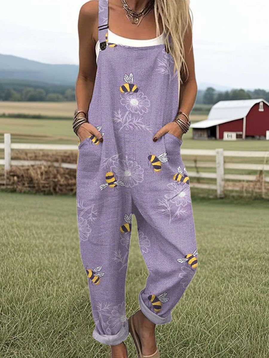 Beau Floral Jumpsuit - Women's in purple