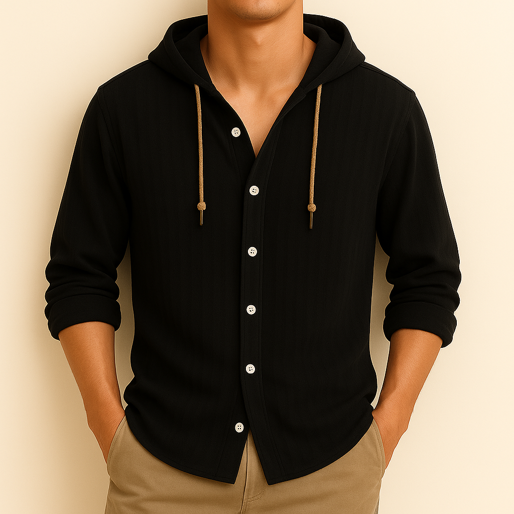 Cotton Briggs Shirt - Unisex in beige
