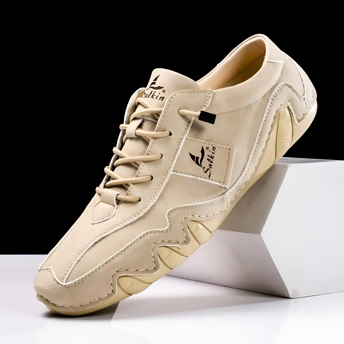 Halden Leather Sneakers - Men's in blue