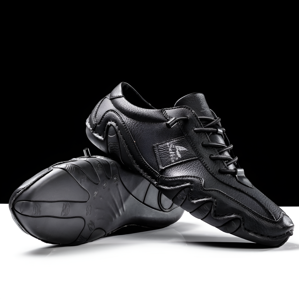 Halden Leather Sneakers - Men's in blue