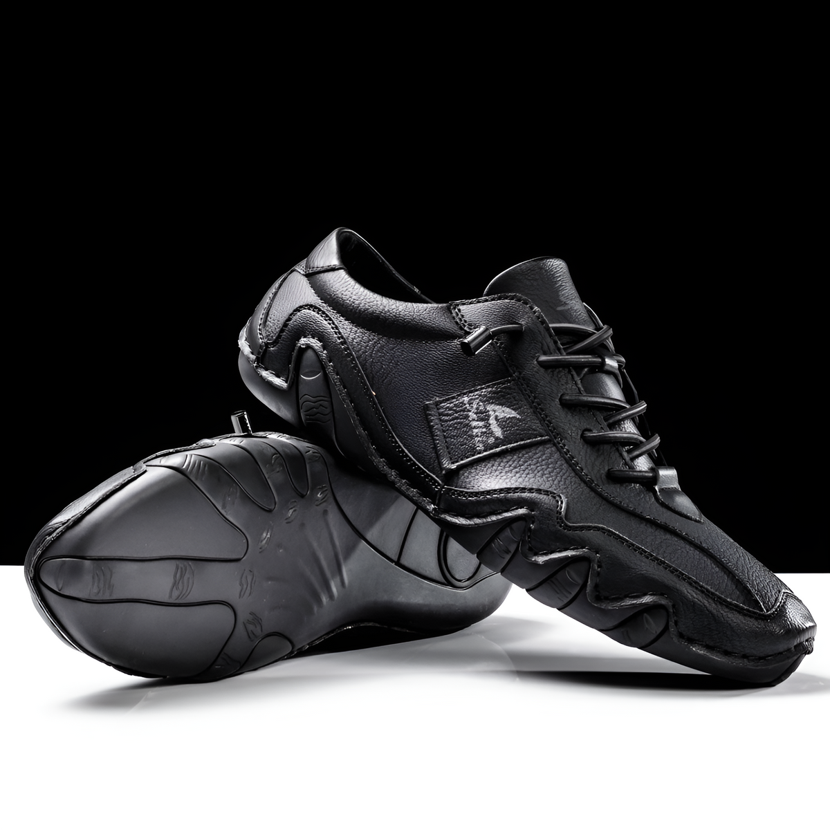 Halden Leather Sneakers - Men's in blue
