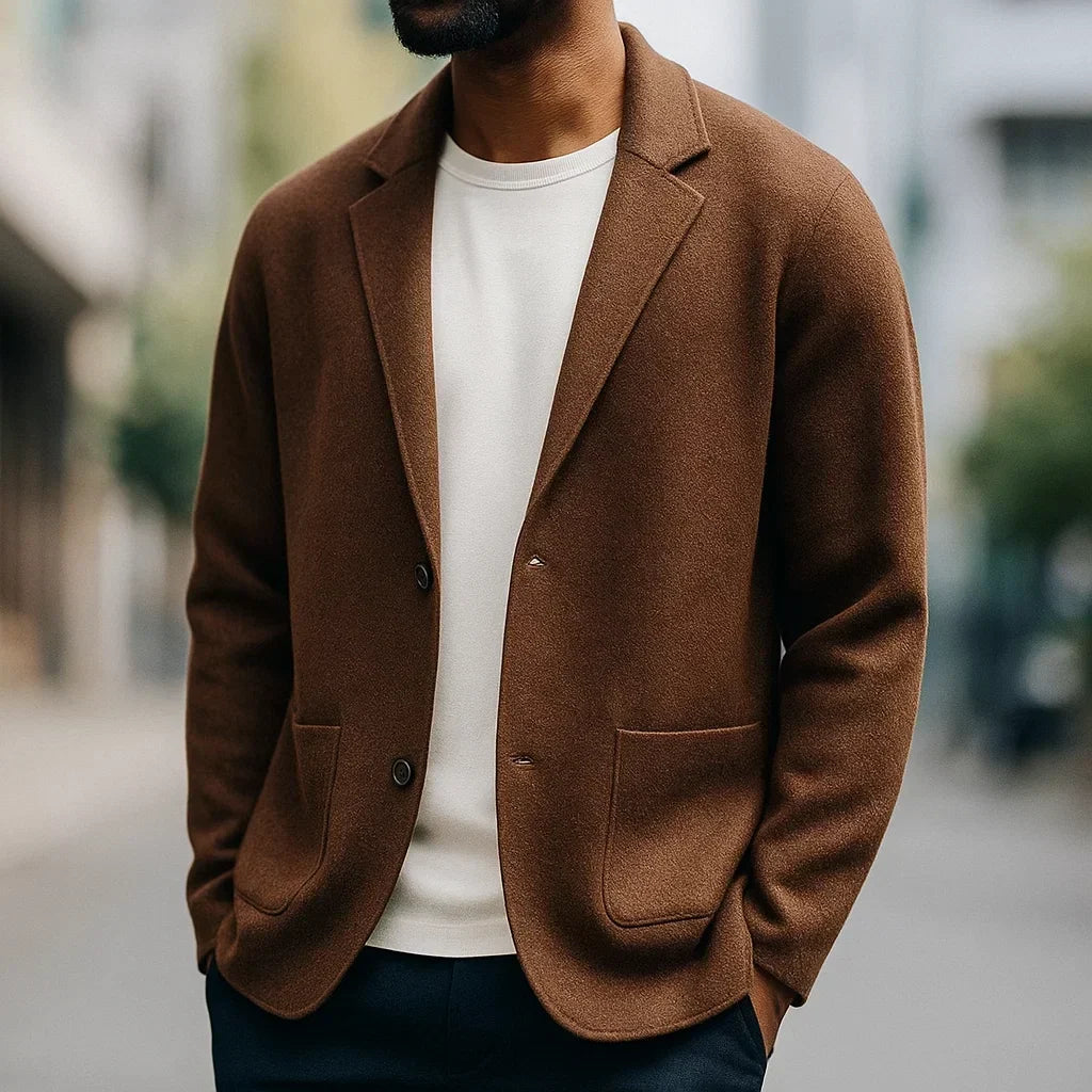 Pemberton Cashmere Cardigan - Unisex in beige