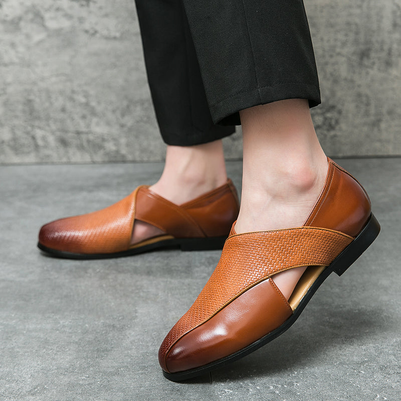 Oscar Leather Loafers - Men's in brown