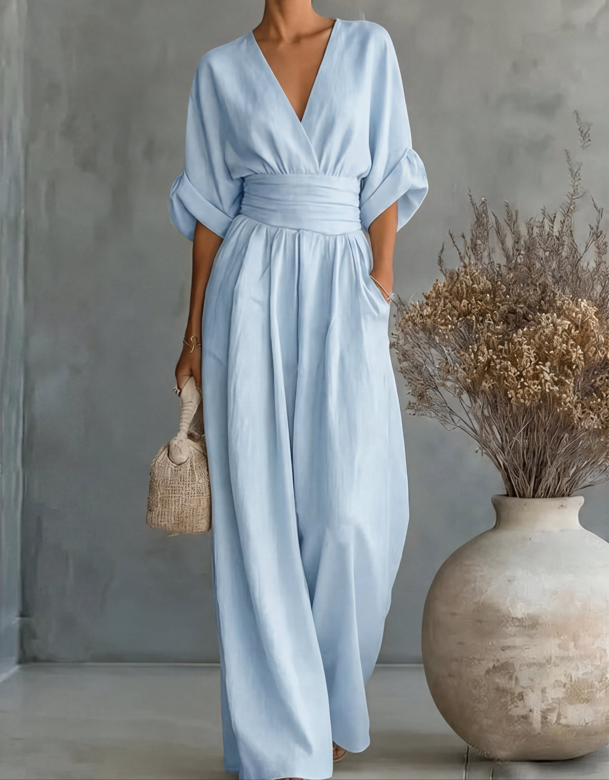 Hayes Wide-Leg Jumpsuit - Women's in white