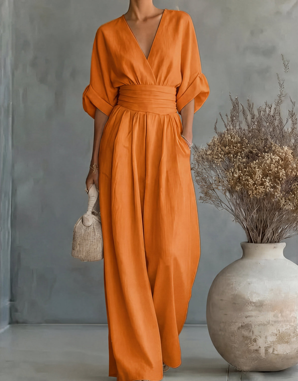 Hayes Wide-Leg Jumpsuit - Women's in white