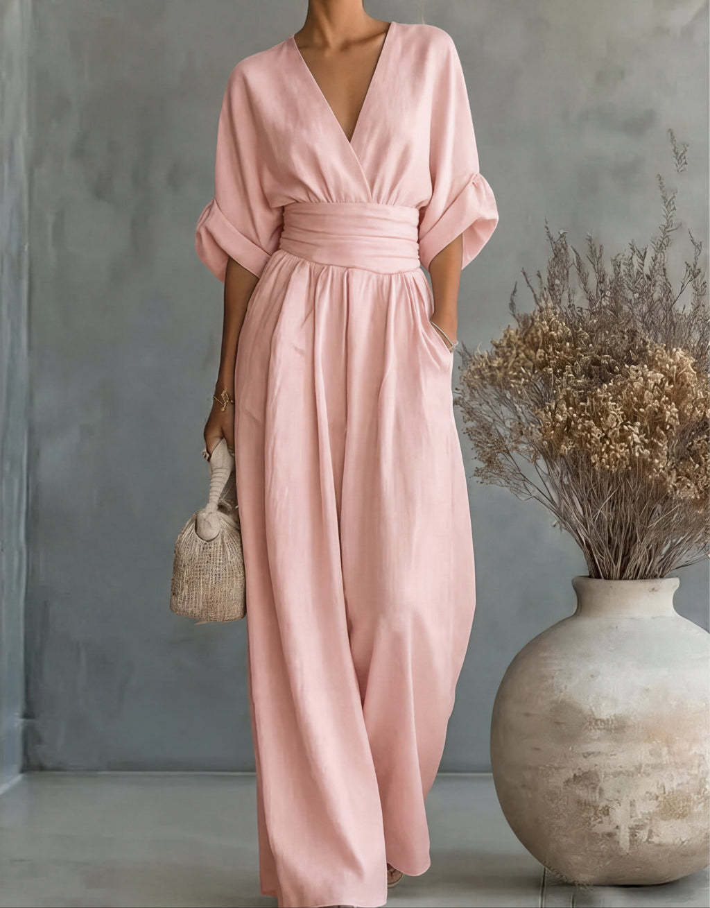 Hayes Wide-Leg Jumpsuit - Women's in white