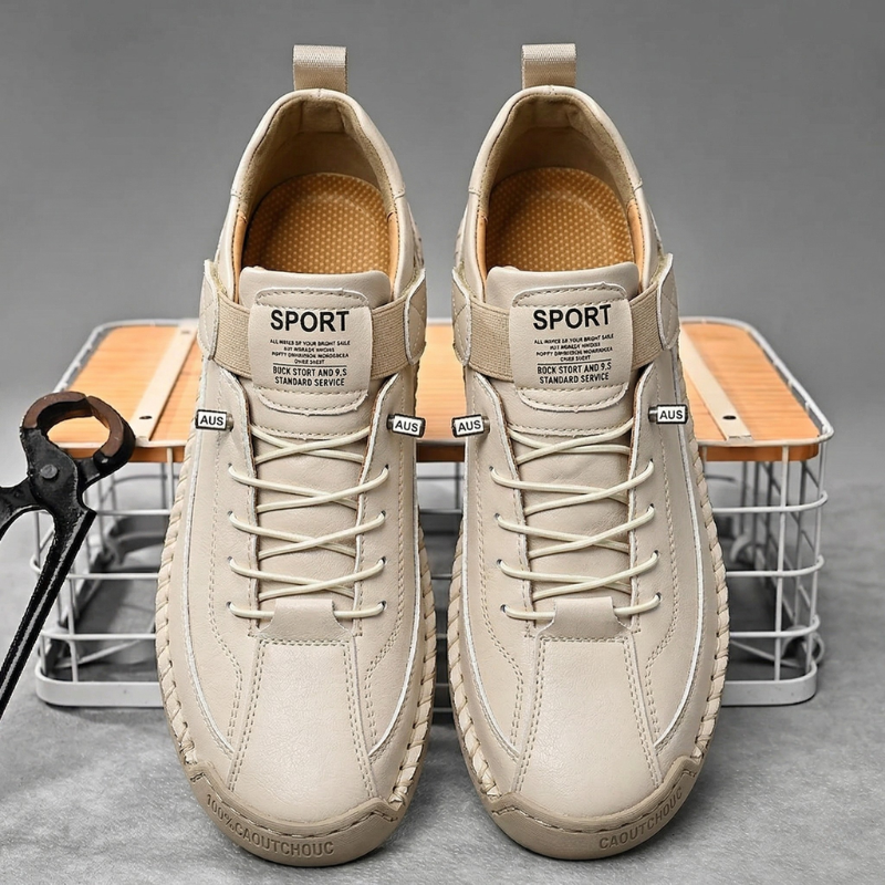 Calder Handmade Leather Sneakers - Men's