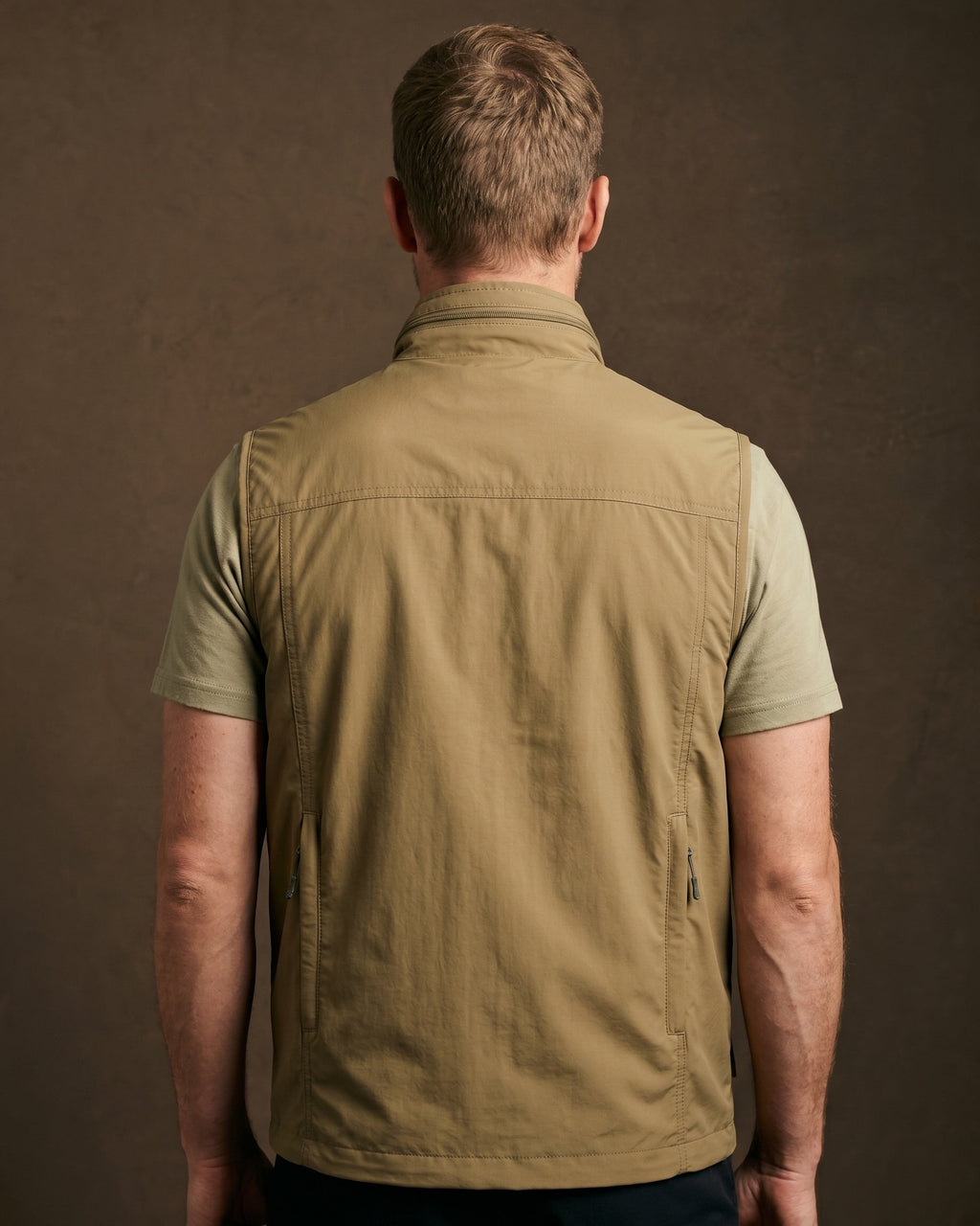 Noel Utility Gilet - Men's in beige