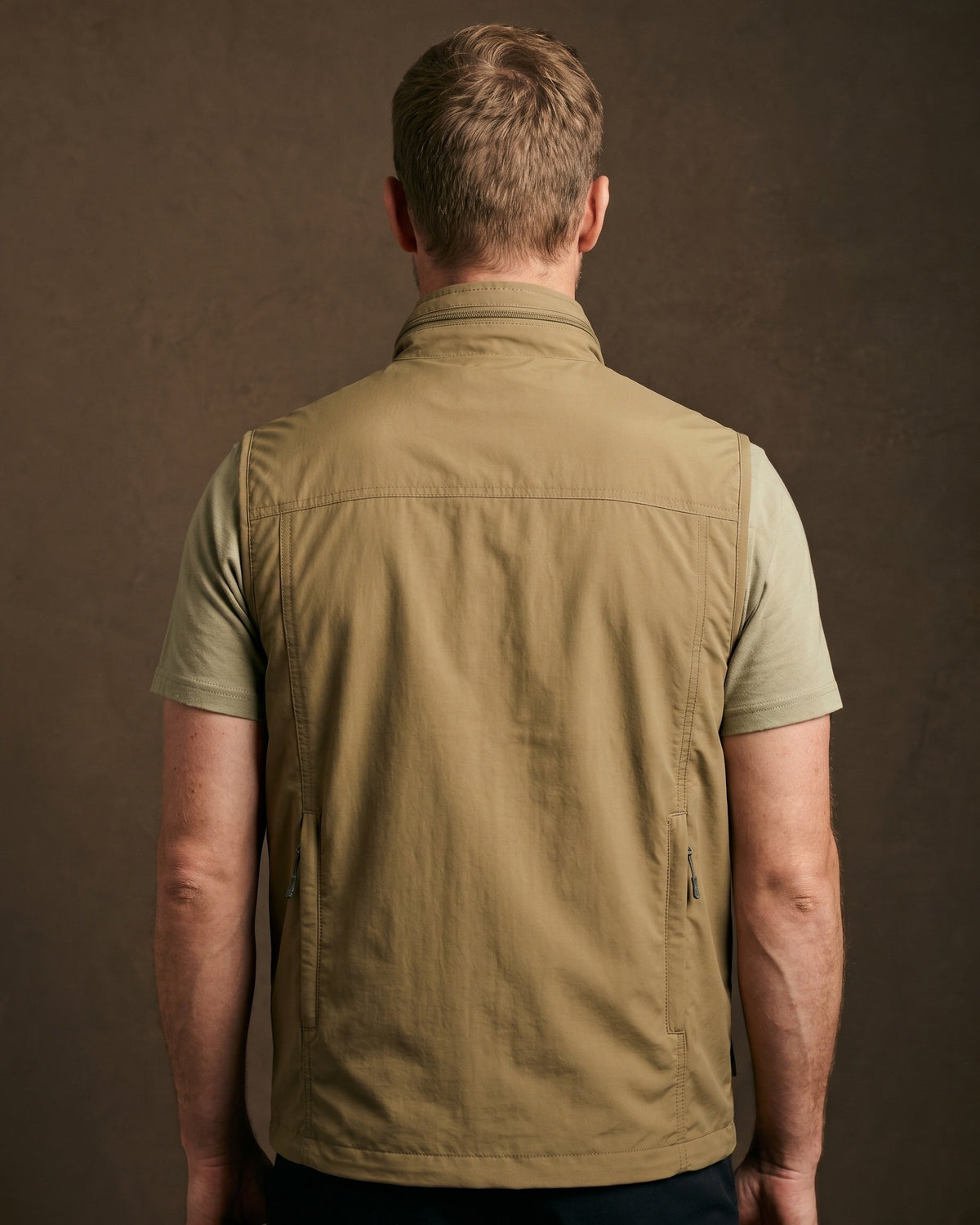 Noel Utility Gilet - Men's in beige