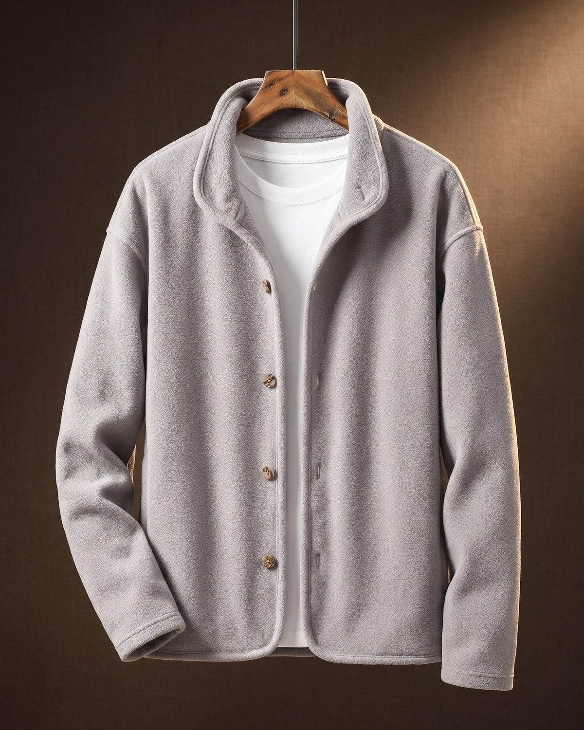 Theo Fleece Sweater - Men's in gray