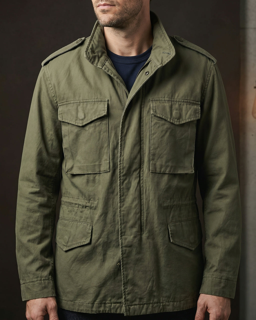 Roman Field Jacket - Men's in olive