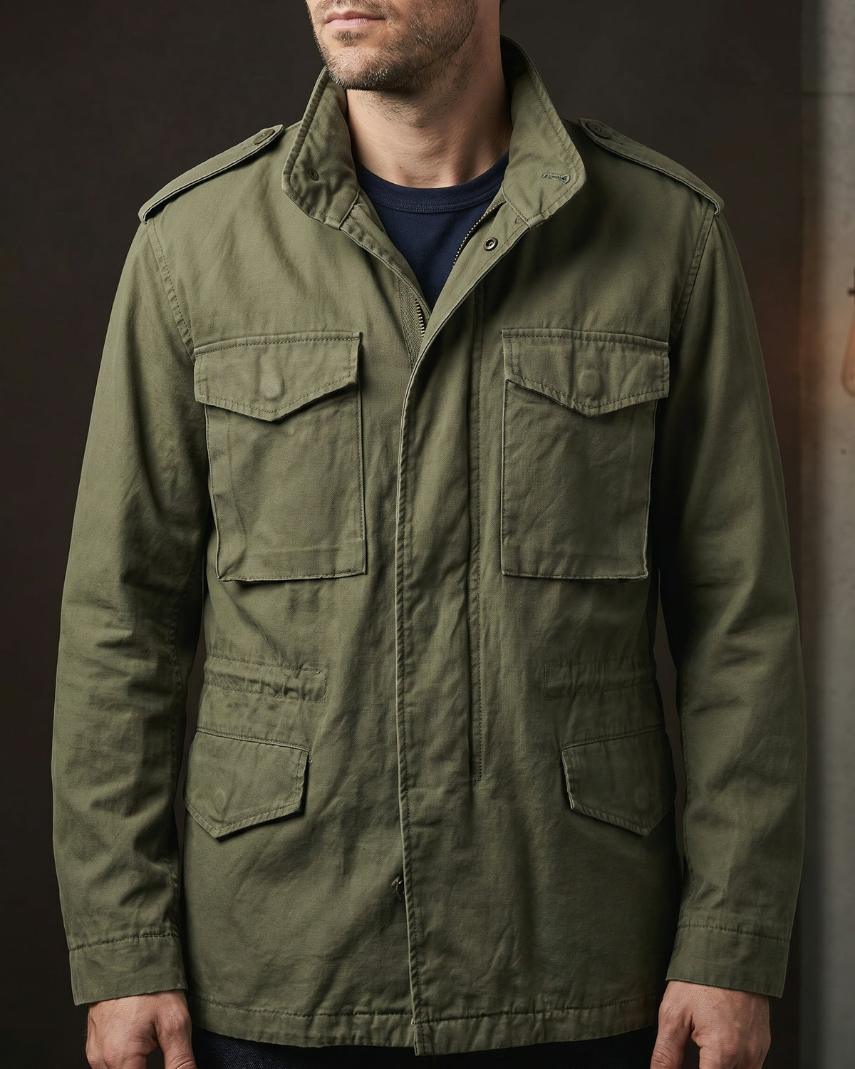 Roman Field Jacket - Men's in olive