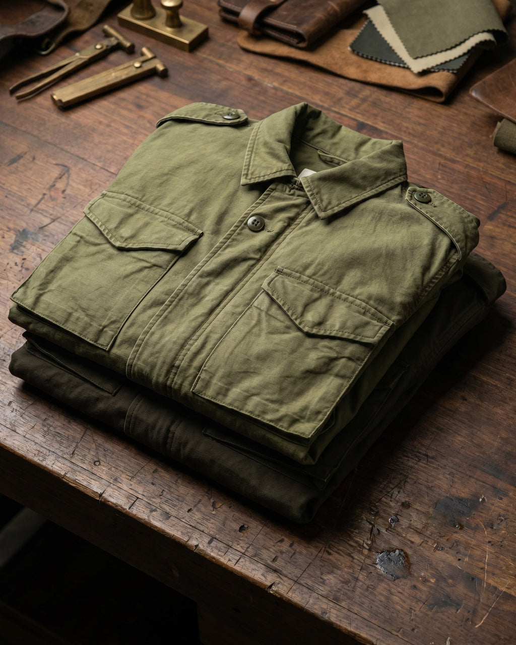 Roman Field Jacket - Men's in olive