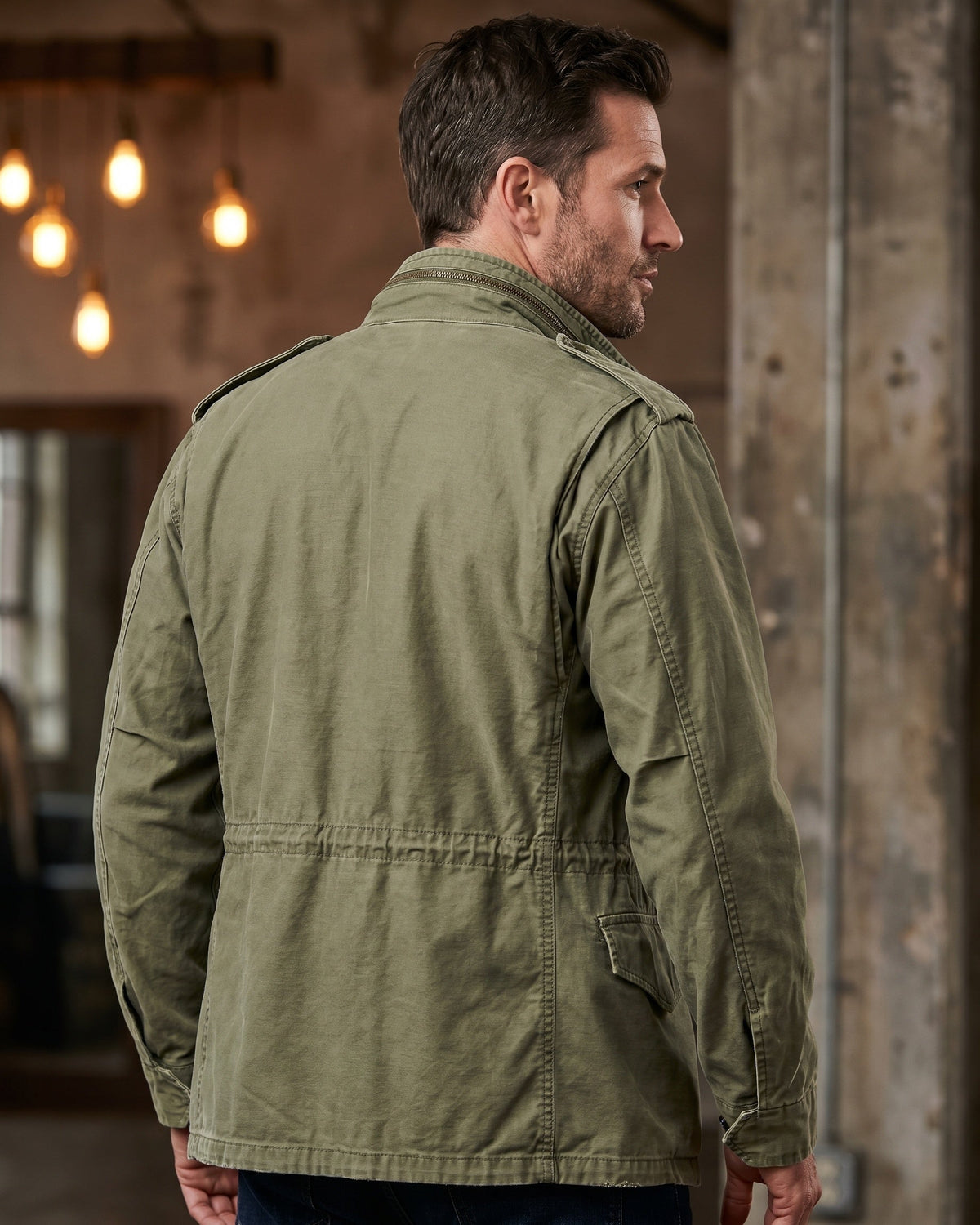 Roman Field Jacket - Men's in olive