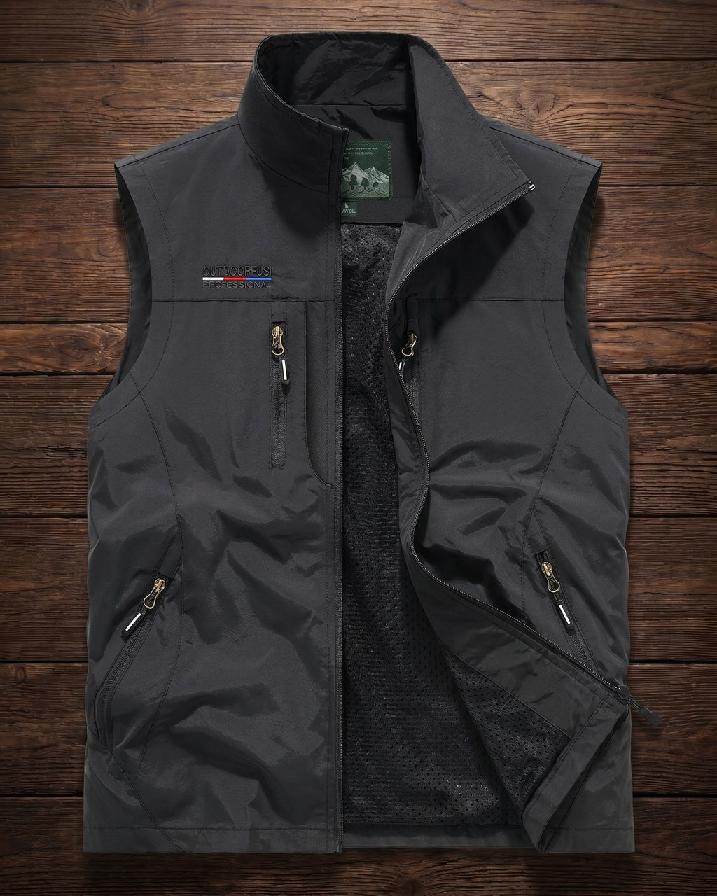 Noel Utility Gilet - Men's in khaki