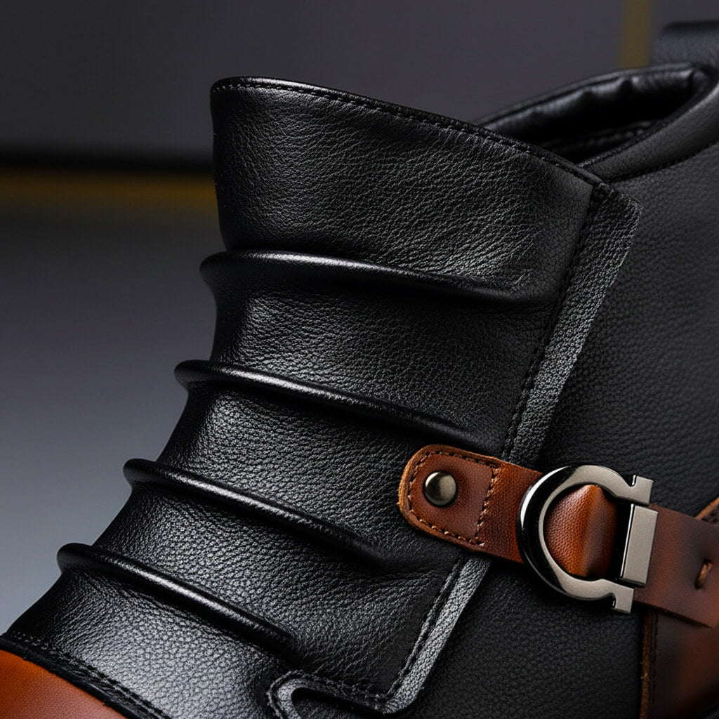 Lawson Leather Boots - Men's in cognac brown