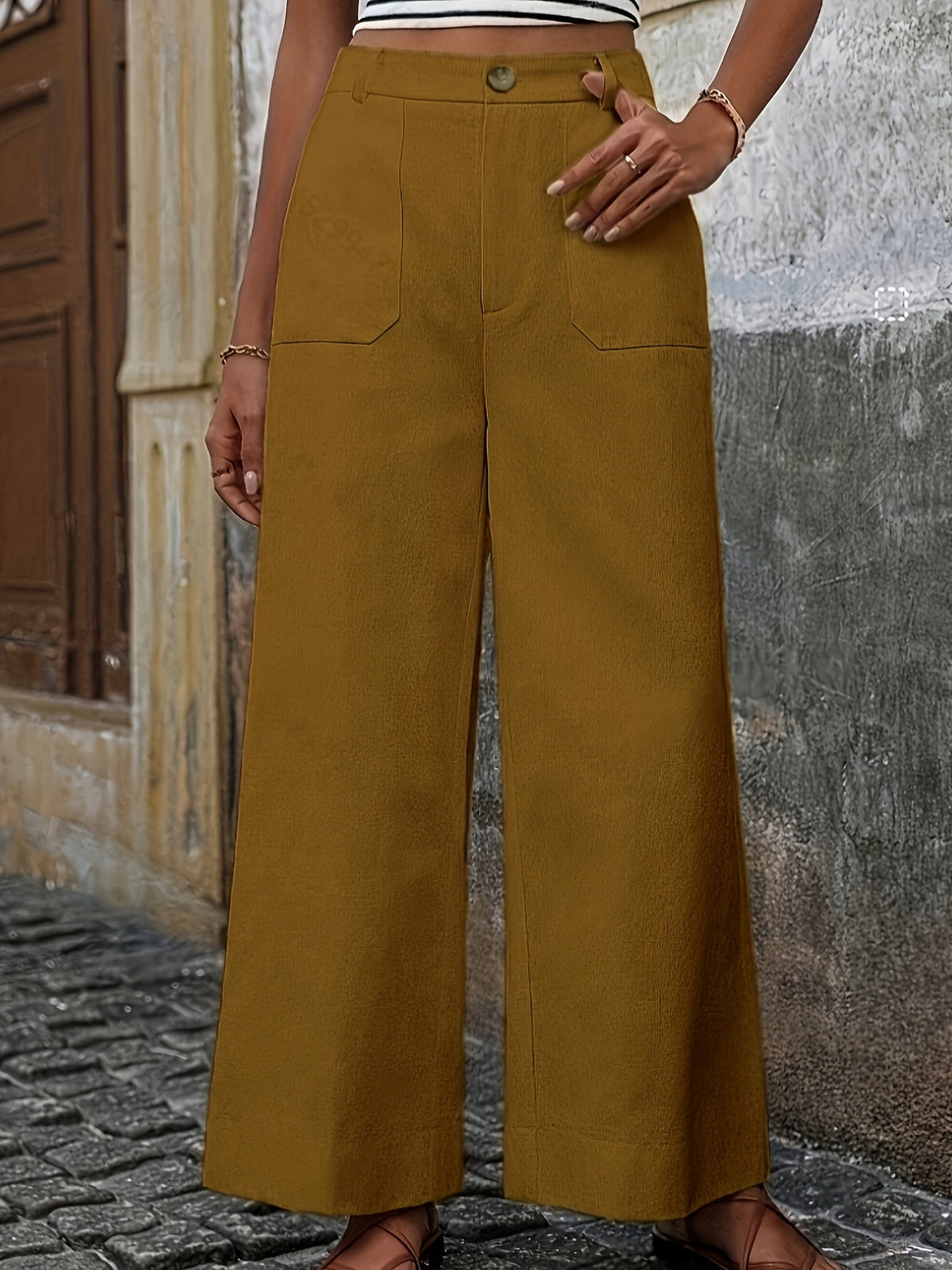 Mara High-Waisted Pants - Unisex in matcha