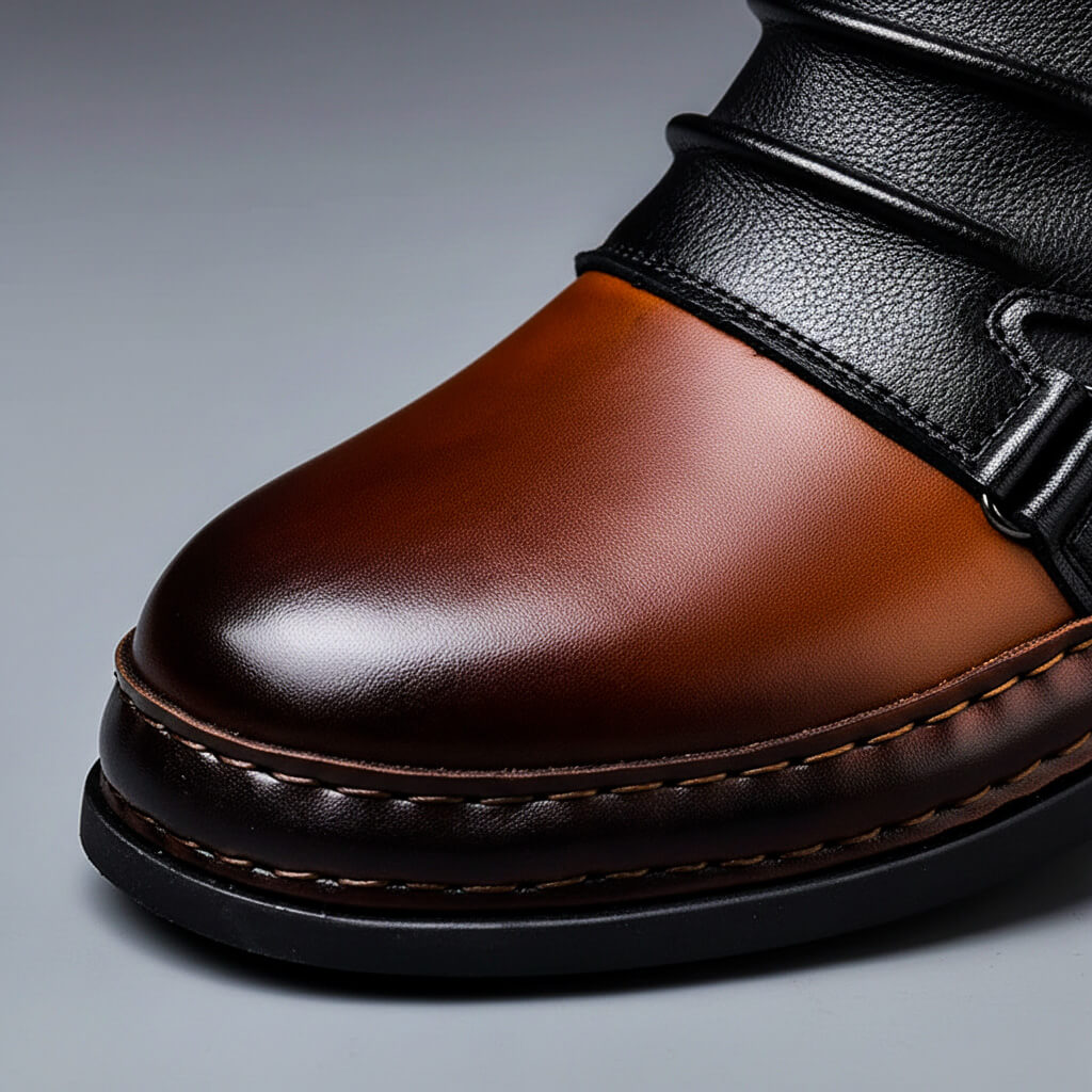 Lawson Leather Boots - Men's in cognac brown