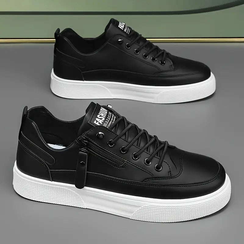 Hudson Leather Sneakers - Men's in white