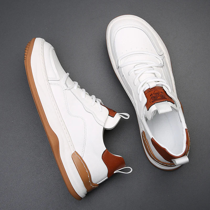 Noble Italiana Leather Sneakers - Unisex in white