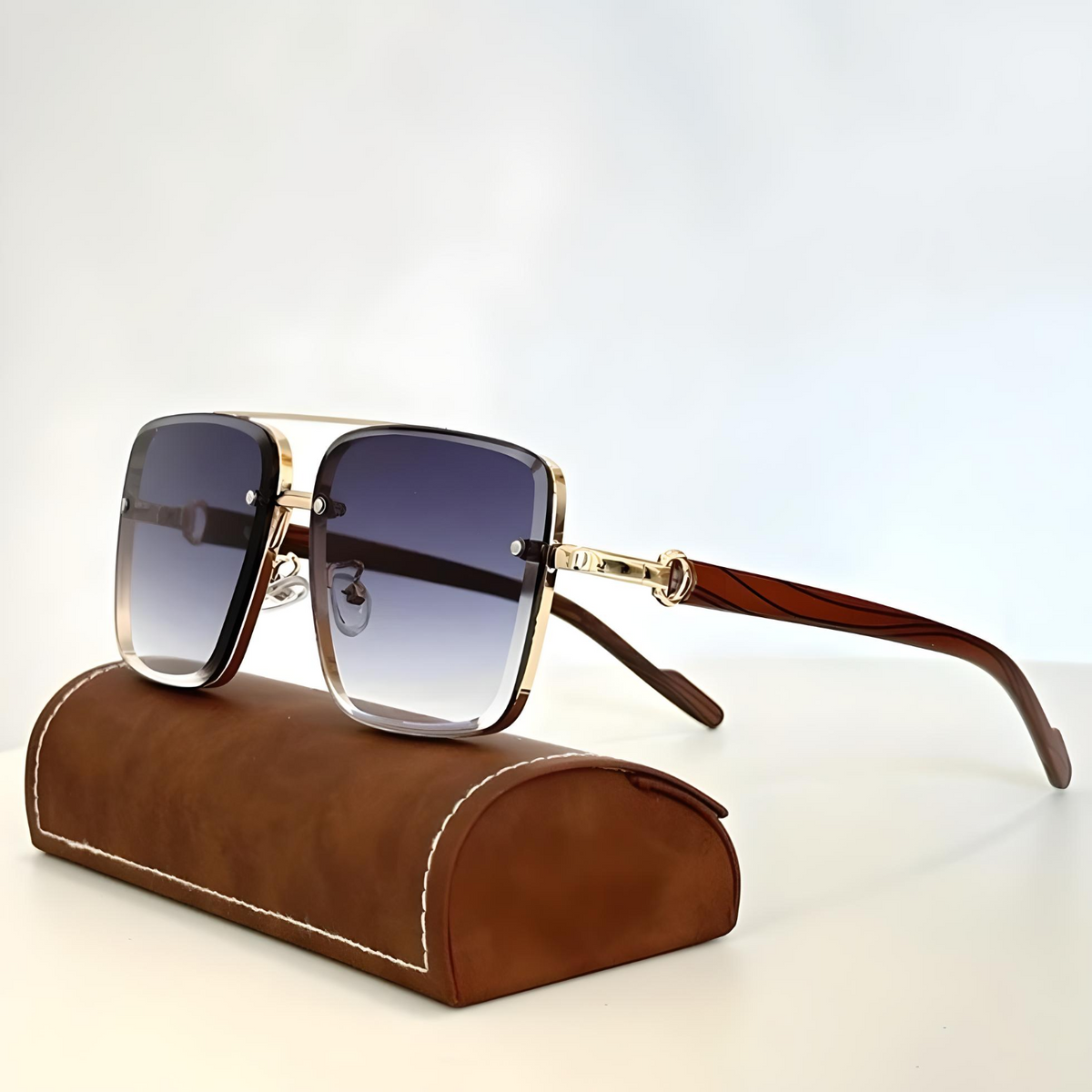 Rex Square Sunglasses - Unisex in gray