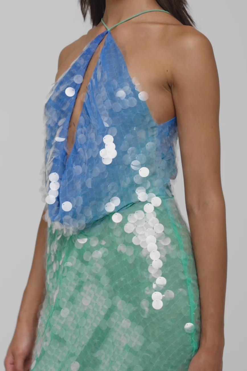 Molly Mini Dress - Women's in blue