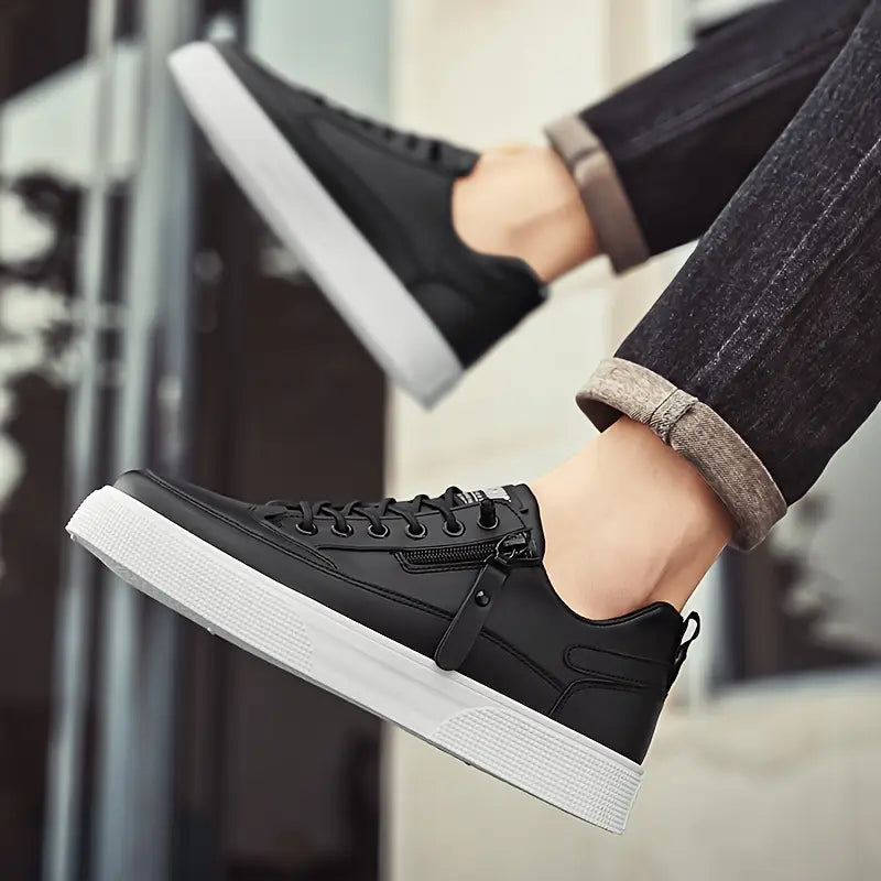 Hudson Leather Sneakers - Men's in white