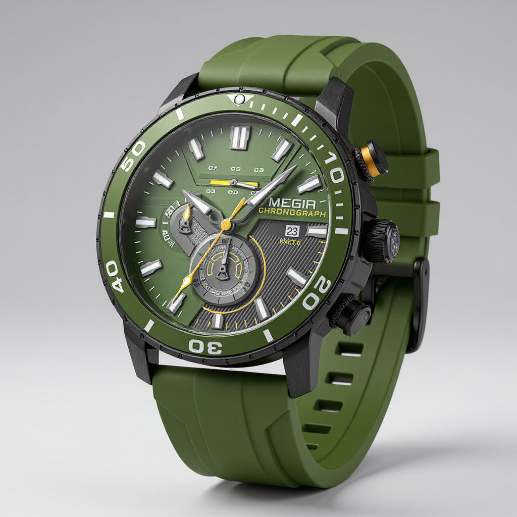 Lawson Chronomaster Watch - Unisex in green